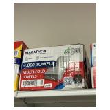 Marathon multi fold towels 4,000 ct