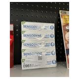 Sensodyne 5 pack toothpaste