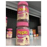 Pepto Nausea ginger gummy 24 ct