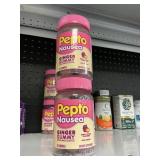 Pepto Nausea ginger gummy 2-24 ct
