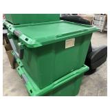 Brightroom wheeled latching storage bin 32gal