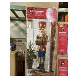 Pre-lit Musical grand nutcracker  6ft tall
