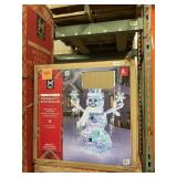 6ft tall Pre-lit Prismatic snowman