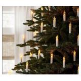 Flickering LED candlestick lights 50ct  batt op