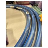 3- Blue hula hoops