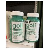 Goli zero sugar probiotics 2-60 gummies