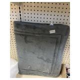 Gray memory foam bath mat