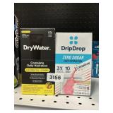 Dry water 6 sticks Drip drop 8 sticks