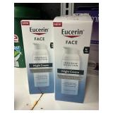 Eucerin face night cream 3-2.5 oz