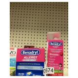 Benadryl allergy 1-4fl oz 1-24 capsules