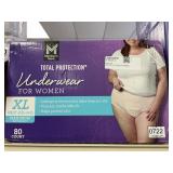 Womens underwear XL 80ct