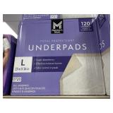 Underpads L 120 ct
