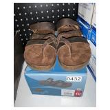 Mt Sole leather sandal size 10