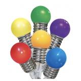 8-Function LED frosted berry lights 120ct multi