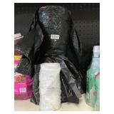 2- Rolls black trash bags 1 roll clear bags lot