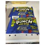 Sour punch mini bites 2-3.5oz