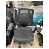 Black mesh office chair