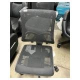 Black mesh office chair
