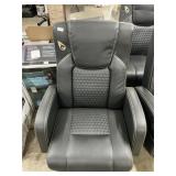 Pedestal swivel recline gaming chair