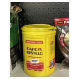 Cafe Bustelo coffee 2lb lid cracked