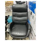 Black high back office chair