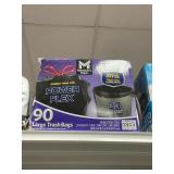 Power Flex 33gal 90 large trash bags