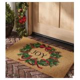 Holiday Joy doormat 36inx23in