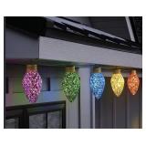 8-Function Jumbo C9 lights 5ct multi color