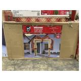 Pre-lit Oversized gift bow archway 9.5ft tall