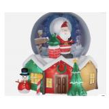 Pre-lit Inflatable snowglobe