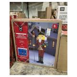 Pre-lit 8ft tall pop-up twinkling nutcracker