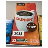 Dunkin medium roast 32 K cups