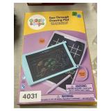 See-through drawing pad