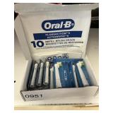 Oral-B flossaction X 10 refill brush heads