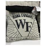 Woven tapestry pillow 26inx26in