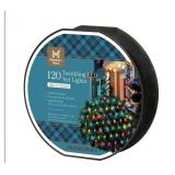 Twinkling LED net lights 120ct multi color