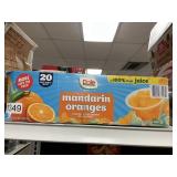 Mandarin oranges 20 bowls