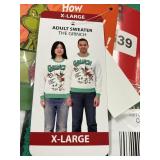 Adult Grinch sweatshirt XL