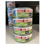 Bumble Bee chunk light tuna 4-4oz cans in water