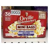 Orville Redenbachers mini bags 36 ct