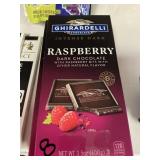 Ghirardelli raspberry dark chocolate 8-3.5oz