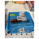 Ritter sport alpine milk chocolate 5-3.5oz
