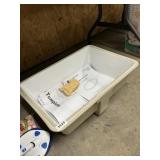 Glacier Bay porcelian sink 20inx14in