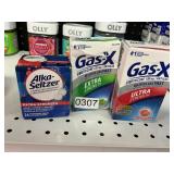 Alka-Seltzer 24 tablets-Gas-X 1-50softgels 1-20