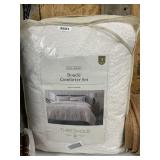 Threshold Boucle comforter set 3pc F/Q