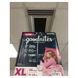 Goodnites XL 46 ct 95-120lbs