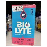 Bio Lyte fruit punch 6 sticks