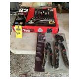 New 82 Pc Multi-purpose Tool Set & Robogrip
