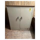 Metal Storage Cabinet 43" Hx 36.5" Wx 19" D And