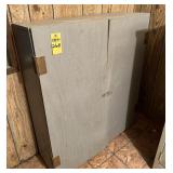 Wooden Storage Cabinet 41" Hx 34" Wx 11" D